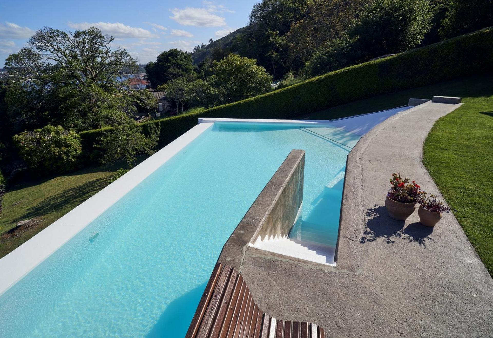 Apartamento Con Piscina Y Excelentes Vistas フェロル エクステリア 写真
